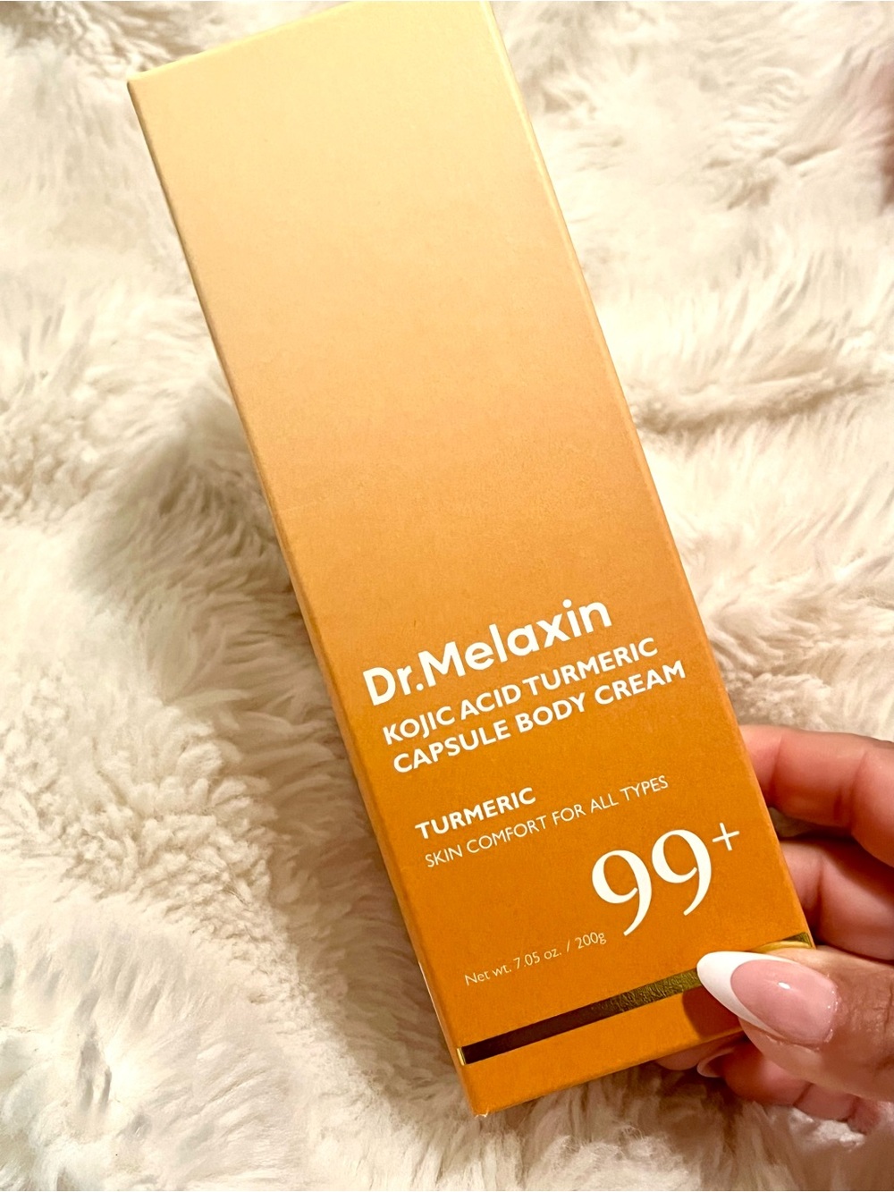 Dr. Melaxin Kojic Acid Turmeric Capsule Body Cream - Turmeric Orange